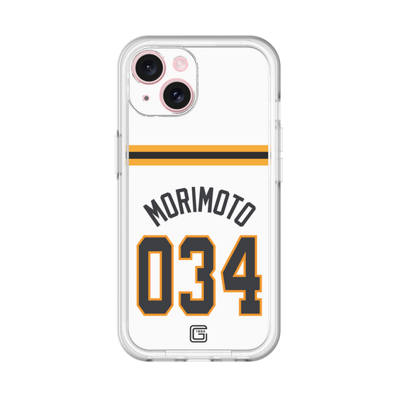 スリムプロテクションプレミアムケース［ 読売ジャイアンツ - #034 MORIMOTO - ホーム ］