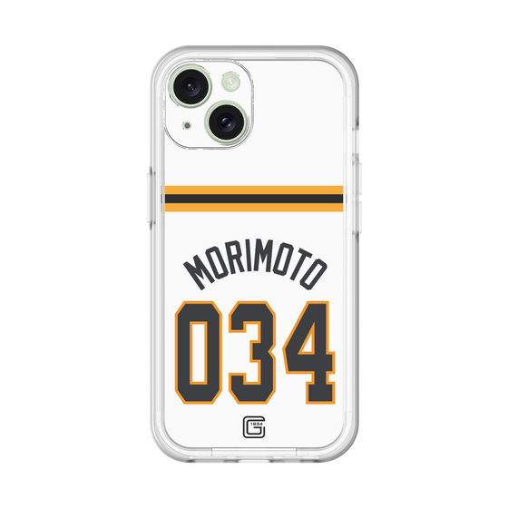 スリムプロテクションプレミアムケース［ 読売ジャイアンツ - #034 MORIMOTO - ホーム ］