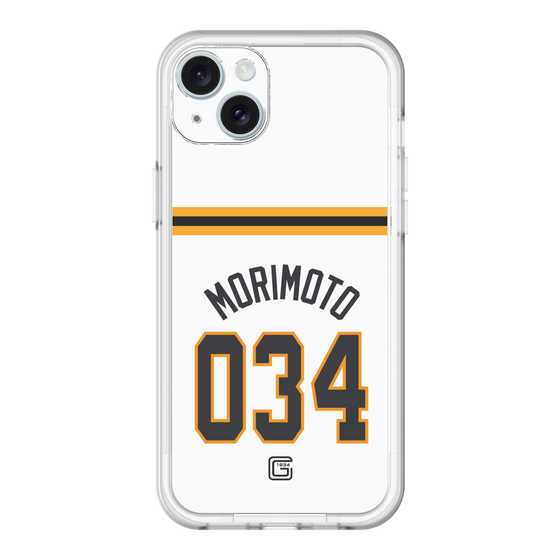 スリムプロテクションプレミアムケース［ 読売ジャイアンツ - #034 MORIMOTO - ホーム ］