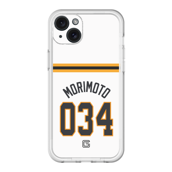 スリムプロテクションプレミアムケース［ 読売ジャイアンツ - #034 MORIMOTO - ホーム ］