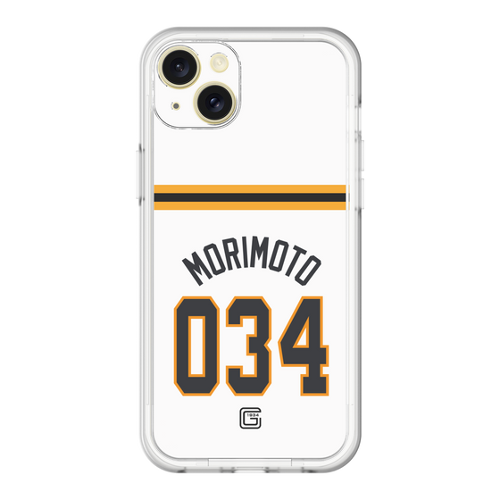 スリムプロテクションプレミアムケース［ 読売ジャイアンツ - #034 MORIMOTO - ホーム ］