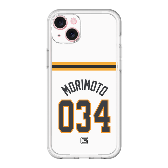 スリムプロテクションプレミアムケース［ 読売ジャイアンツ - #034 MORIMOTO - ホーム ］