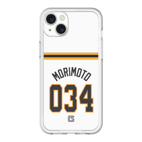 スリムプロテクションプレミアムケース［ 読売ジャイアンツ - #034 MORIMOTO - ホーム ］