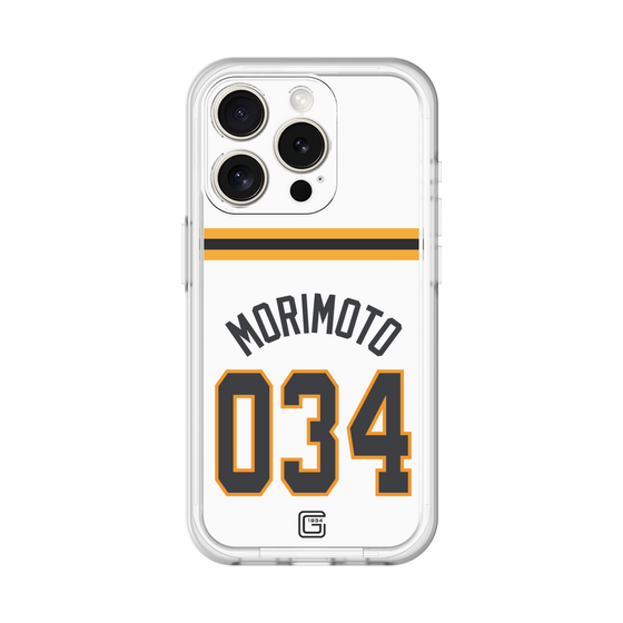 スリムプロテクションプレミアムケース［ 読売ジャイアンツ - #034 MORIMOTO - ホーム ］