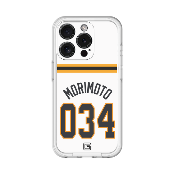 スリムプロテクションプレミアムケース［ 読売ジャイアンツ - #034 MORIMOTO - ホーム ］