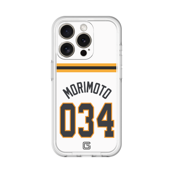 スリムプロテクションプレミアムケース［ 読売ジャイアンツ - #034 MORIMOTO - ホーム ］