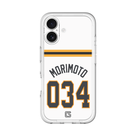 スリムプロテクションプレミアムケース［ 読売ジャイアンツ - #034 MORIMOTO - ホーム ］