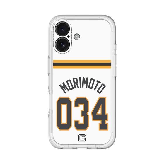 スリムプロテクションプレミアムケース［ 読売ジャイアンツ - #034 MORIMOTO - ホーム ］