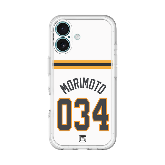 スリムプロテクションプレミアムケース［ 読売ジャイアンツ - #034 MORIMOTO - ホーム ］
