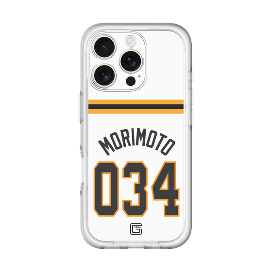 スリムプロテクションプレミアムケース［ 読売ジャイアンツ - #034 MORIMOTO - ホーム ］