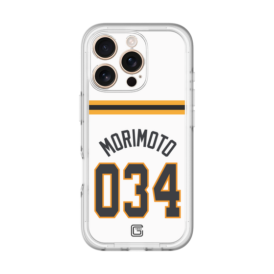 スリムプロテクションプレミアムケース［ 読売ジャイアンツ - #034 MORIMOTO - ホーム ］