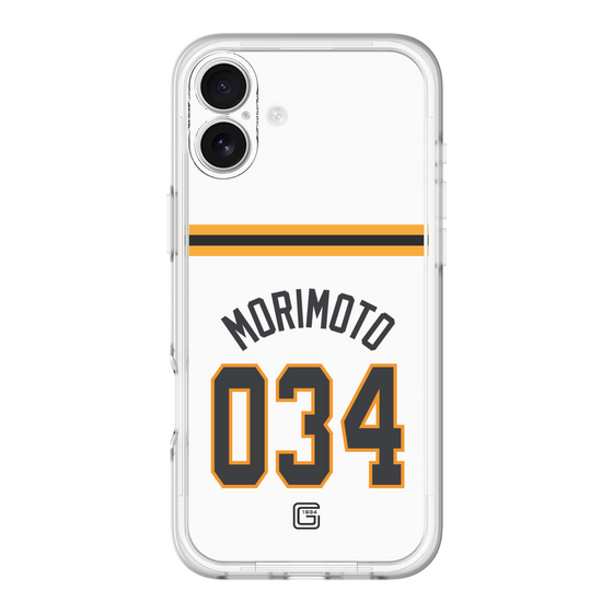 スリムプロテクションプレミアムケース［ 読売ジャイアンツ - #034 MORIMOTO - ホーム ］
