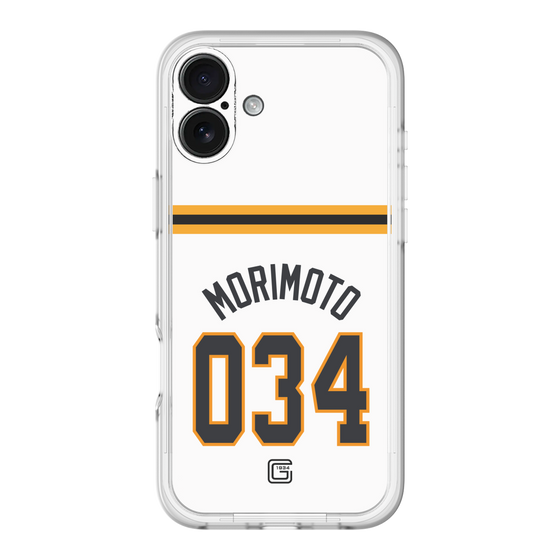 スリムプロテクションプレミアムケース［ 読売ジャイアンツ - #034 MORIMOTO - ホーム ］