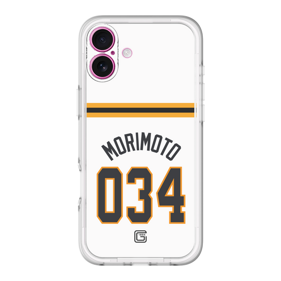 スリムプロテクションプレミアムケース［ 読売ジャイアンツ - #034 MORIMOTO - ホーム ］