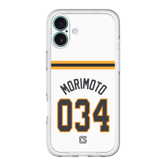 スリムプロテクションプレミアムケース［ 読売ジャイアンツ - #034 MORIMOTO - ホーム ］