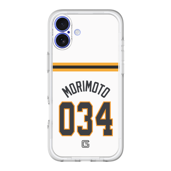 スリムプロテクションプレミアムケース［ 読売ジャイアンツ - #034 MORIMOTO - ホーム ］