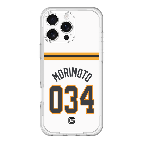 スリムプロテクションプレミアムケース［ 読売ジャイアンツ - #034 MORIMOTO - ホーム ］