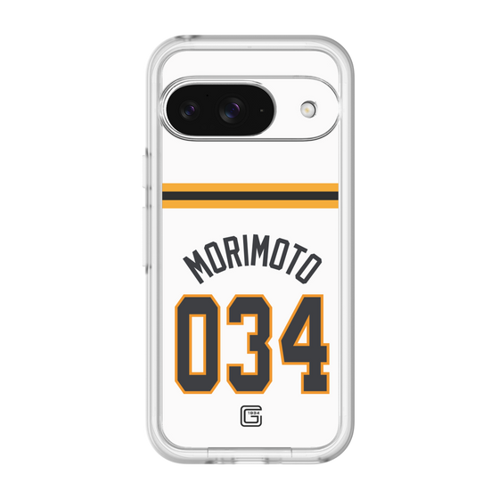 スリムプロテクションプレミアムケース［ 読売ジャイアンツ - #034 MORIMOTO - ホーム ］