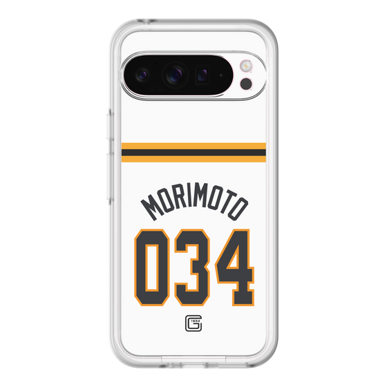 スリムプロテクションプレミアムケース［ 読売ジャイアンツ - #034 MORIMOTO - ホーム ］