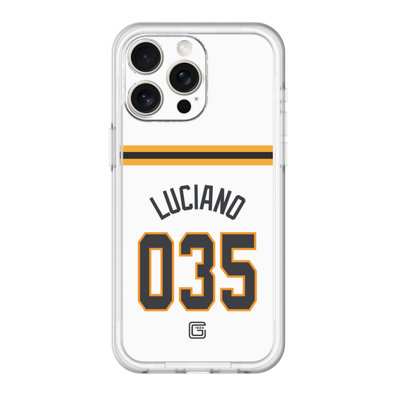 スリムプロテクションプレミアムケース［ 読売ジャイアンツ - #035 LUCIANO - ホーム ］