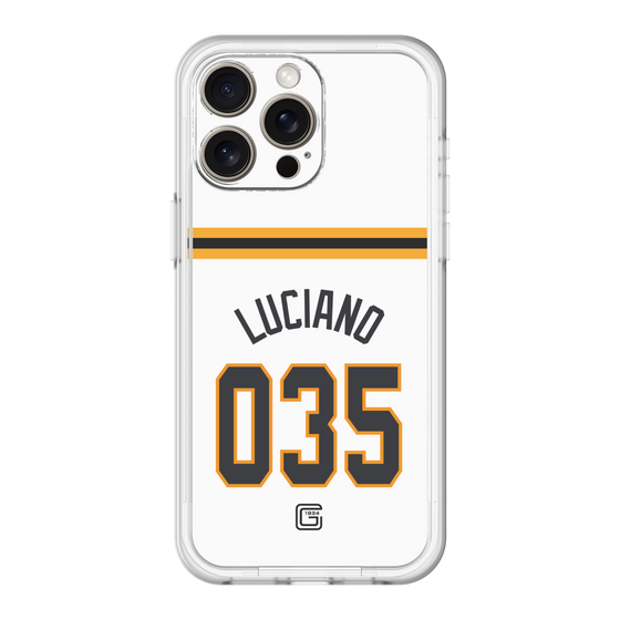 スリムプロテクションプレミアムケース［ 読売ジャイアンツ - #035 LUCIANO - ホーム ］