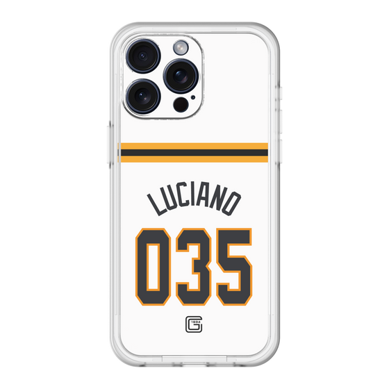 スリムプロテクションプレミアムケース［ 読売ジャイアンツ - #035 LUCIANO - ホーム ］