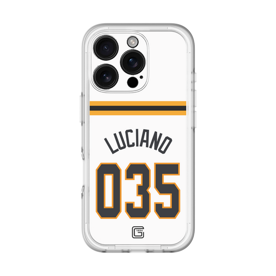 スリムプロテクションプレミアムケース［ 読売ジャイアンツ - #035 LUCIANO - ホーム ］