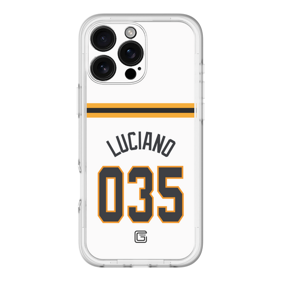 スリムプロテクションプレミアムケース［ 読売ジャイアンツ - #035 LUCIANO - ホーム ］