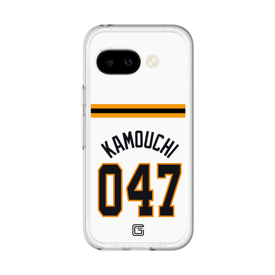 スリムプロテクションプレミアムケース［ 読売ジャイアンツ - #047 KAMOUCHI - ホーム ］