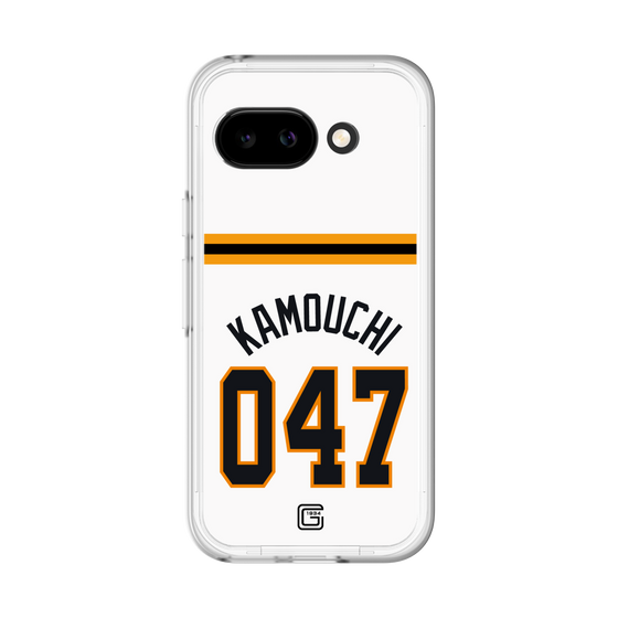 スリムプロテクションプレミアムケース［ 読売ジャイアンツ - #047 KAMOUCHI - ホーム ］
