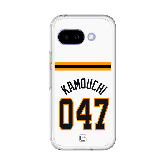 スリムプロテクションプレミアムケース［ 読売ジャイアンツ - #047 KAMOUCHI - ホーム ］