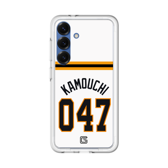 スリムプロテクションプレミアムケース［ 読売ジャイアンツ - #047 KAMOUCHI - ホーム ］