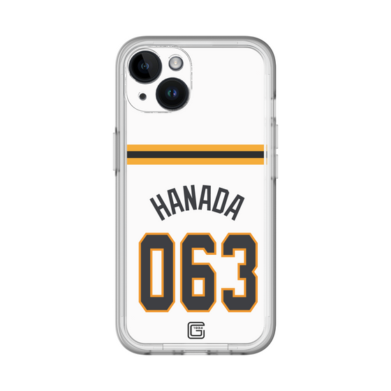 スリムプロテクションプレミアムケース［ 読売ジャイアンツ - #063 HANADA - ホーム ］