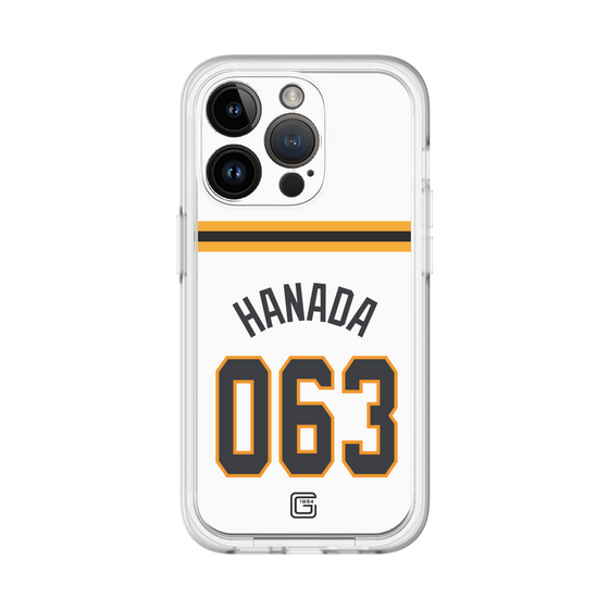 スリムプロテクションプレミアムケース［ 読売ジャイアンツ - #063 HANADA - ホーム ］