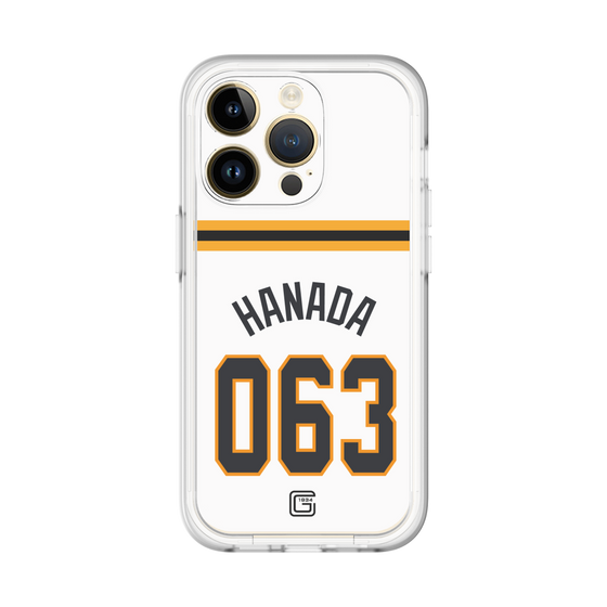 スリムプロテクションプレミアムケース［ 読売ジャイアンツ - #063 HANADA - ホーム ］