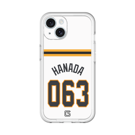 スリムプロテクションプレミアムケース［ 読売ジャイアンツ - #063 HANADA - ホーム ］