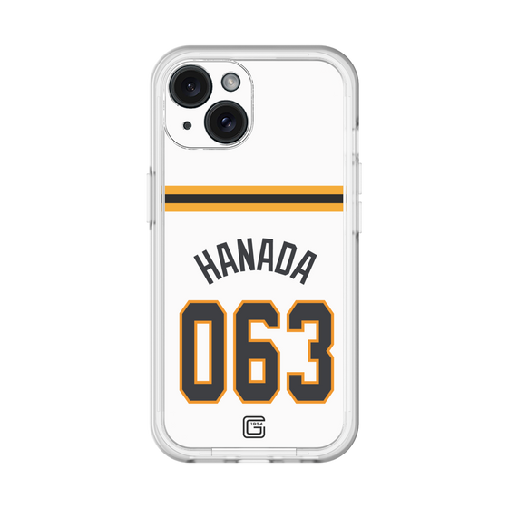 スリムプロテクションプレミアムケース［ 読売ジャイアンツ - #063 HANADA - ホーム ］