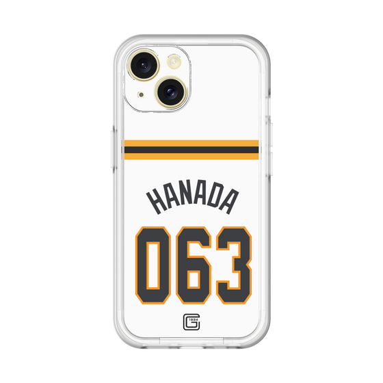 スリムプロテクションプレミアムケース［ 読売ジャイアンツ - #063 HANADA - ホーム ］