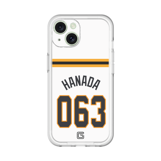 スリムプロテクションプレミアムケース［ 読売ジャイアンツ - #063 HANADA - ホーム ］