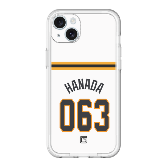 スリムプロテクションプレミアムケース［ 読売ジャイアンツ - #063 HANADA - ホーム ］