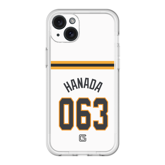 スリムプロテクションプレミアムケース［ 読売ジャイアンツ - #063 HANADA - ホーム ］