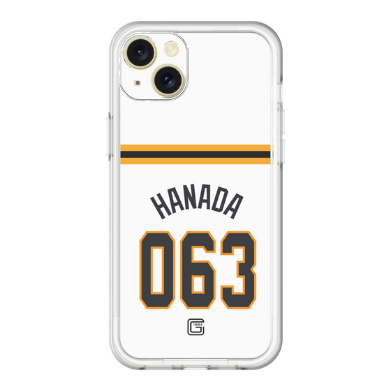スリムプロテクションプレミアムケース［ 読売ジャイアンツ - #063 HANADA - ホーム ］