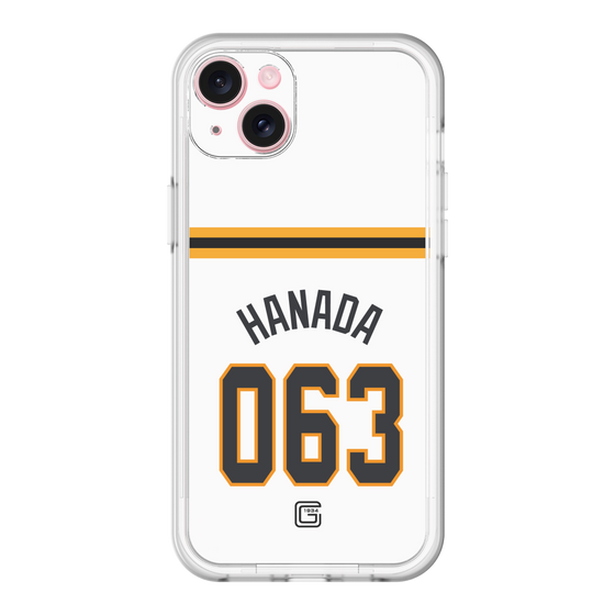 スリムプロテクションプレミアムケース［ 読売ジャイアンツ - #063 HANADA - ホーム ］