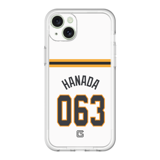 スリムプロテクションプレミアムケース［ 読売ジャイアンツ - #063 HANADA - ホーム ］