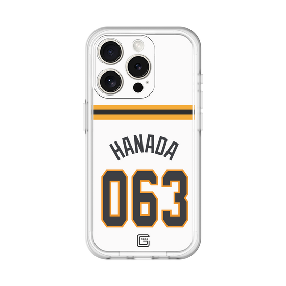 スリムプロテクションプレミアムケース［ 読売ジャイアンツ - #063 HANADA - ホーム ］