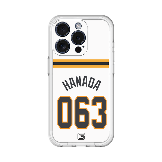スリムプロテクションプレミアムケース［ 読売ジャイアンツ - #063 HANADA - ホーム ］