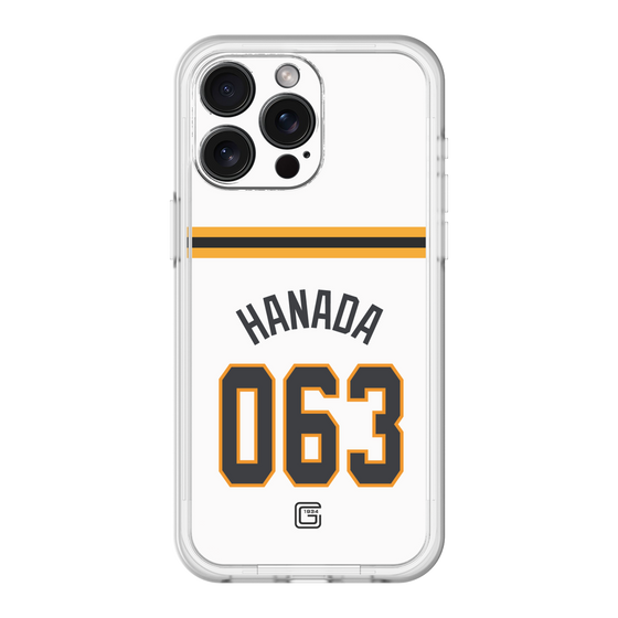 スリムプロテクションプレミアムケース［ 読売ジャイアンツ - #063 HANADA - ホーム ］