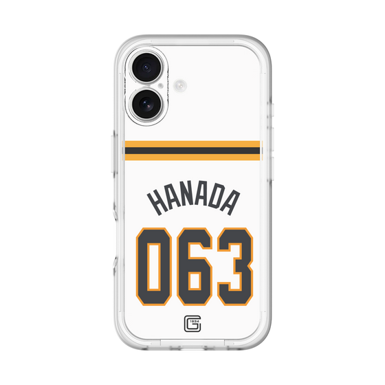 スリムプロテクションプレミアムケース［ 読売ジャイアンツ - #063 HANADA - ホーム ］