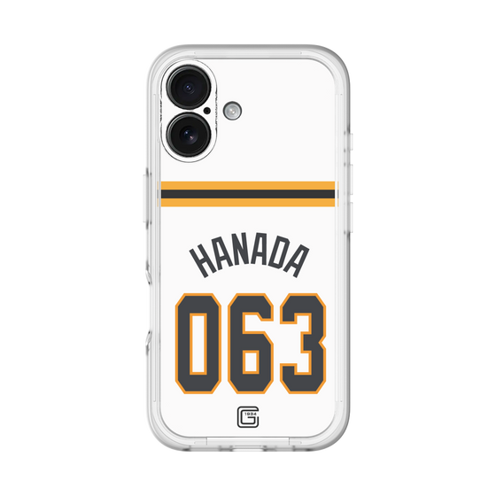 スリムプロテクションプレミアムケース［ 読売ジャイアンツ - #063 HANADA - ホーム ］
