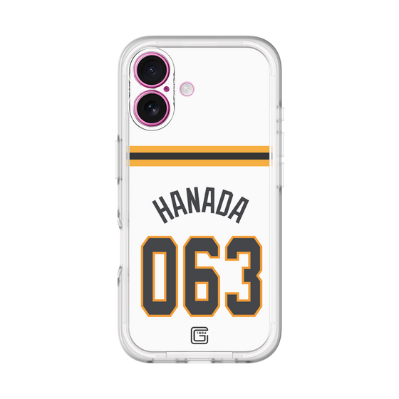 スリムプロテクションプレミアムケース［ 読売ジャイアンツ - #063 HANADA - ホーム ］